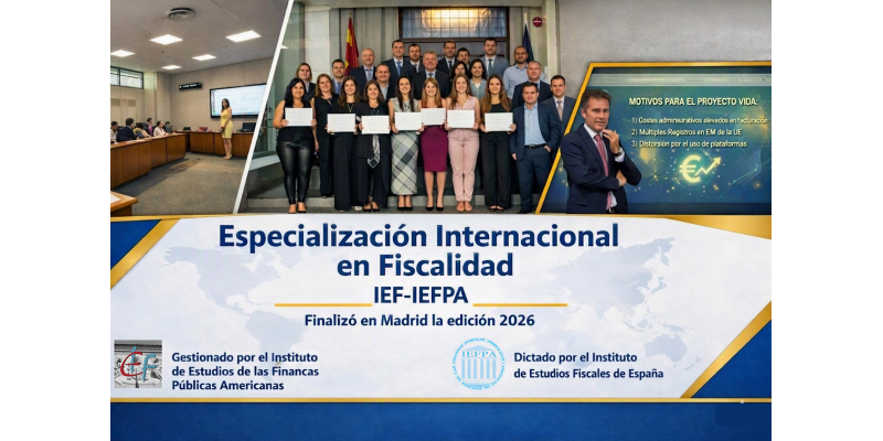 Finalizó en Madrid la Especialización dictada por el IEF