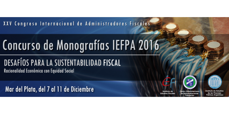  Ganadores del Concurso de Monografías IEFPA 2016